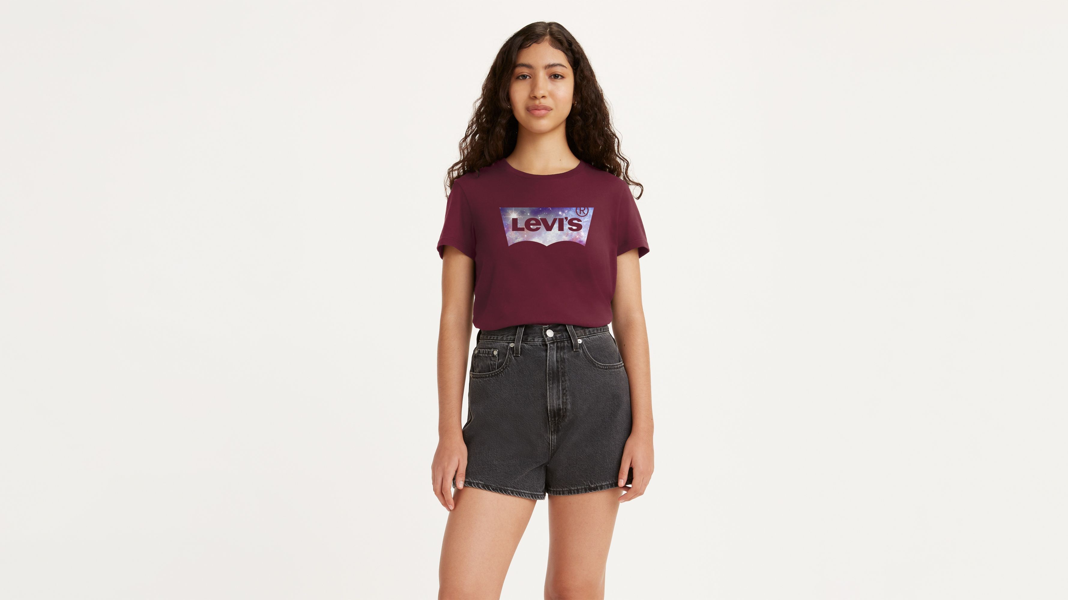 levis the perfect tee galaxy fill beat red